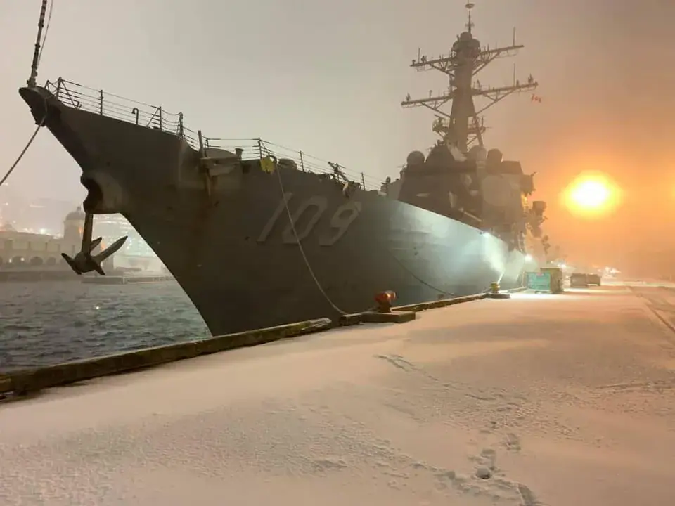 The USS Jason Dunham (DDG 109), the ship Austin Barrett served aboard