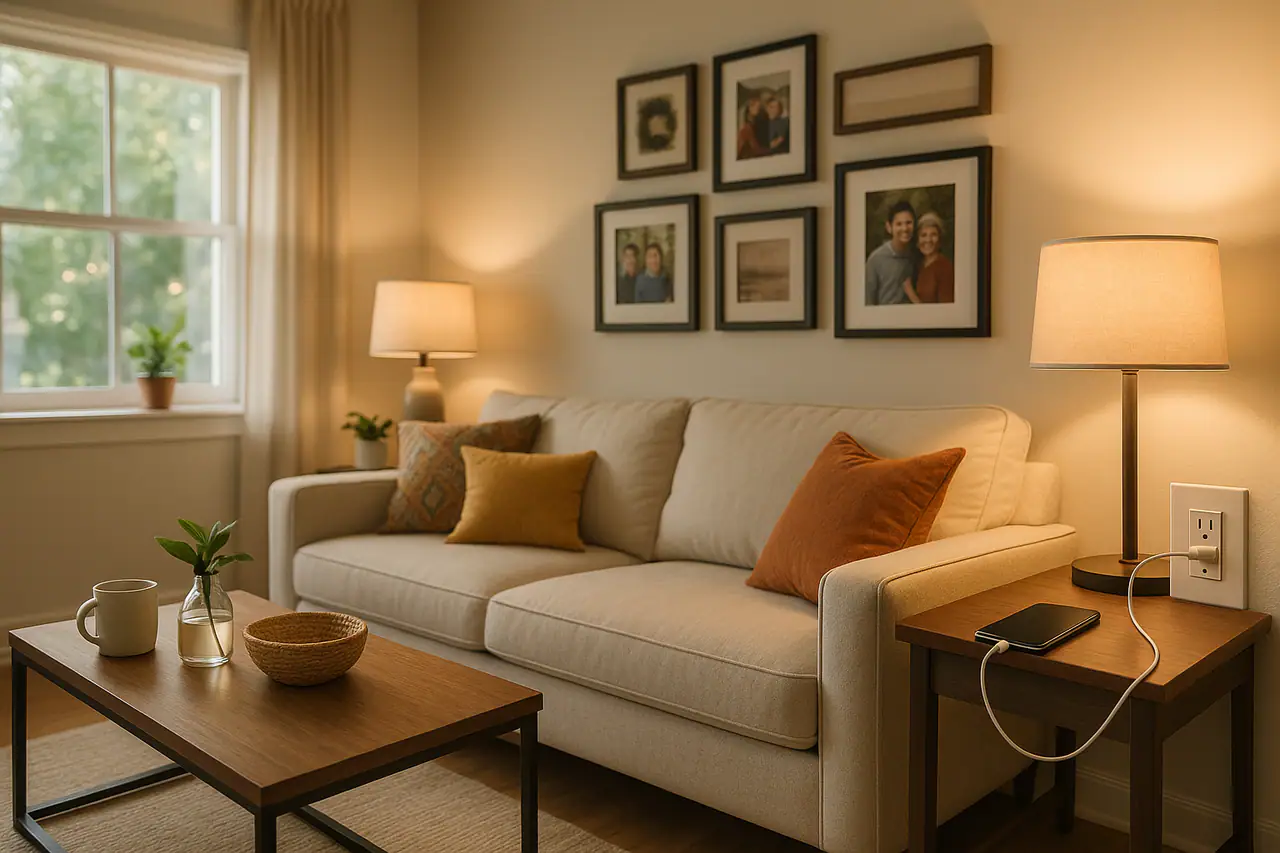 Affordable electrical upgrades including LED lights and GFCI outlets
