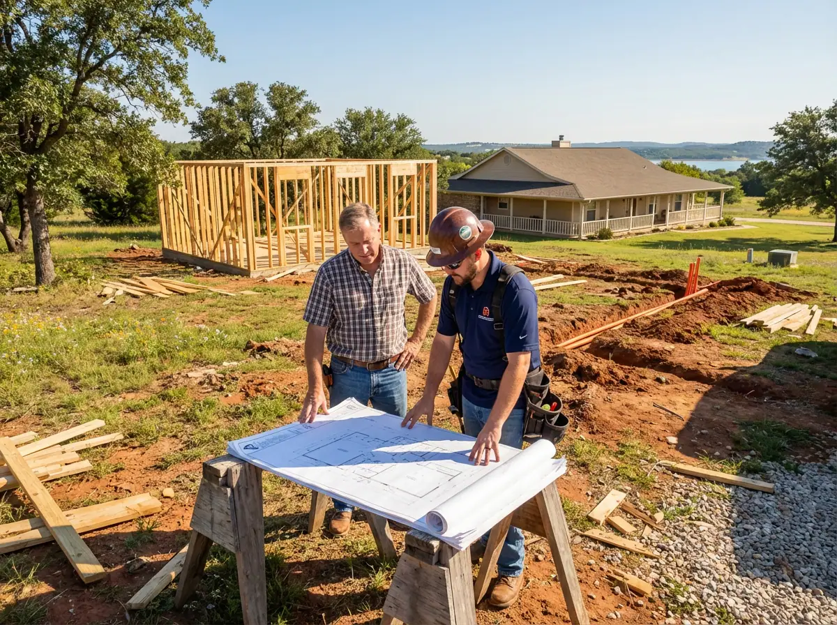 Home addition under construction with new electrical rough-in