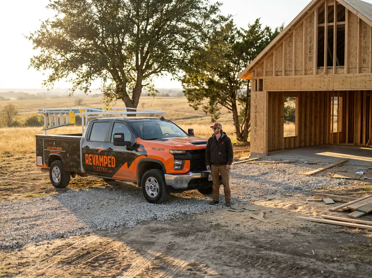 Electrician in Stephenville, TX: Residential Repair, Inspections and New Build Electrical from Revamped Electric