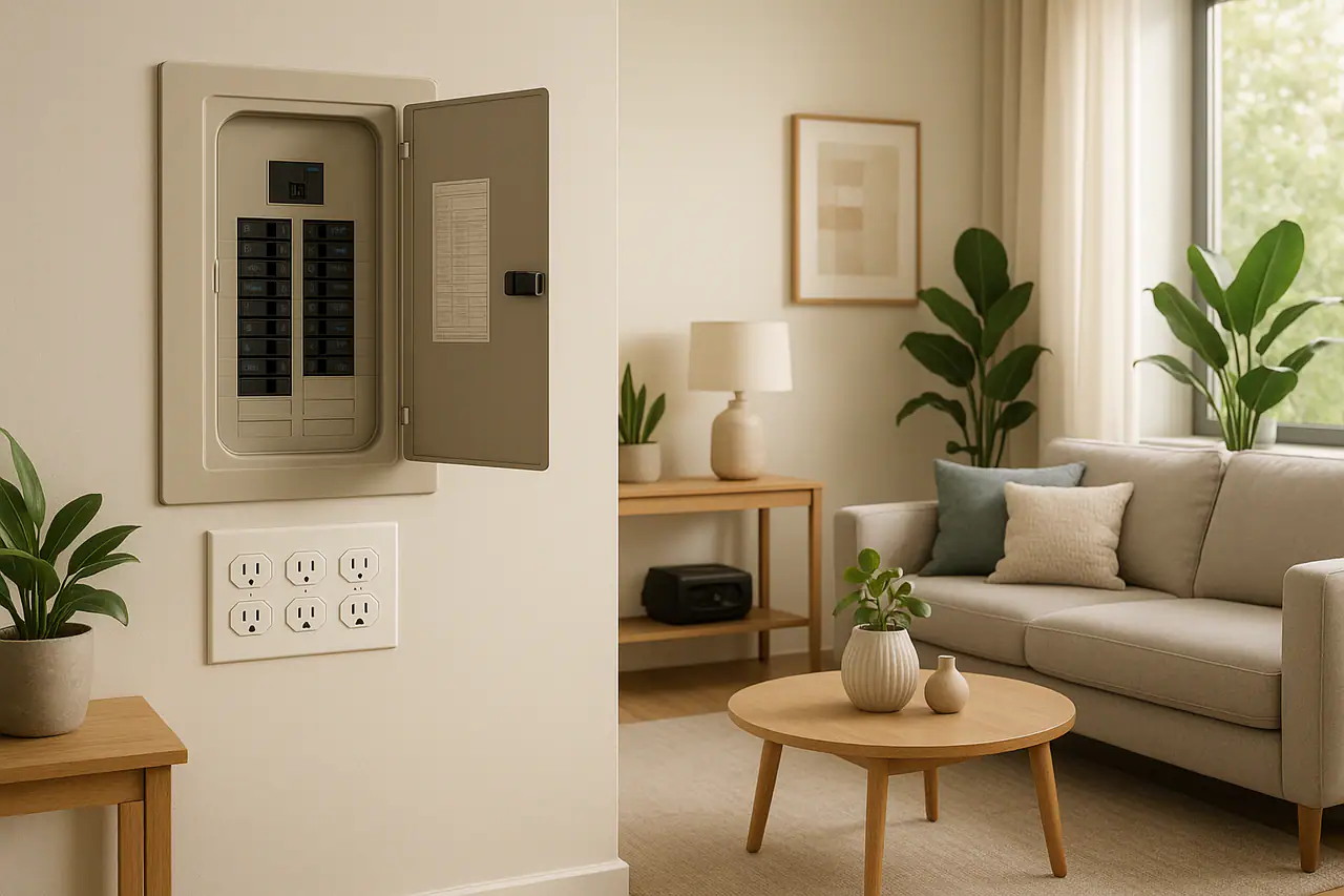 USB and smart outlets installed for modern devices