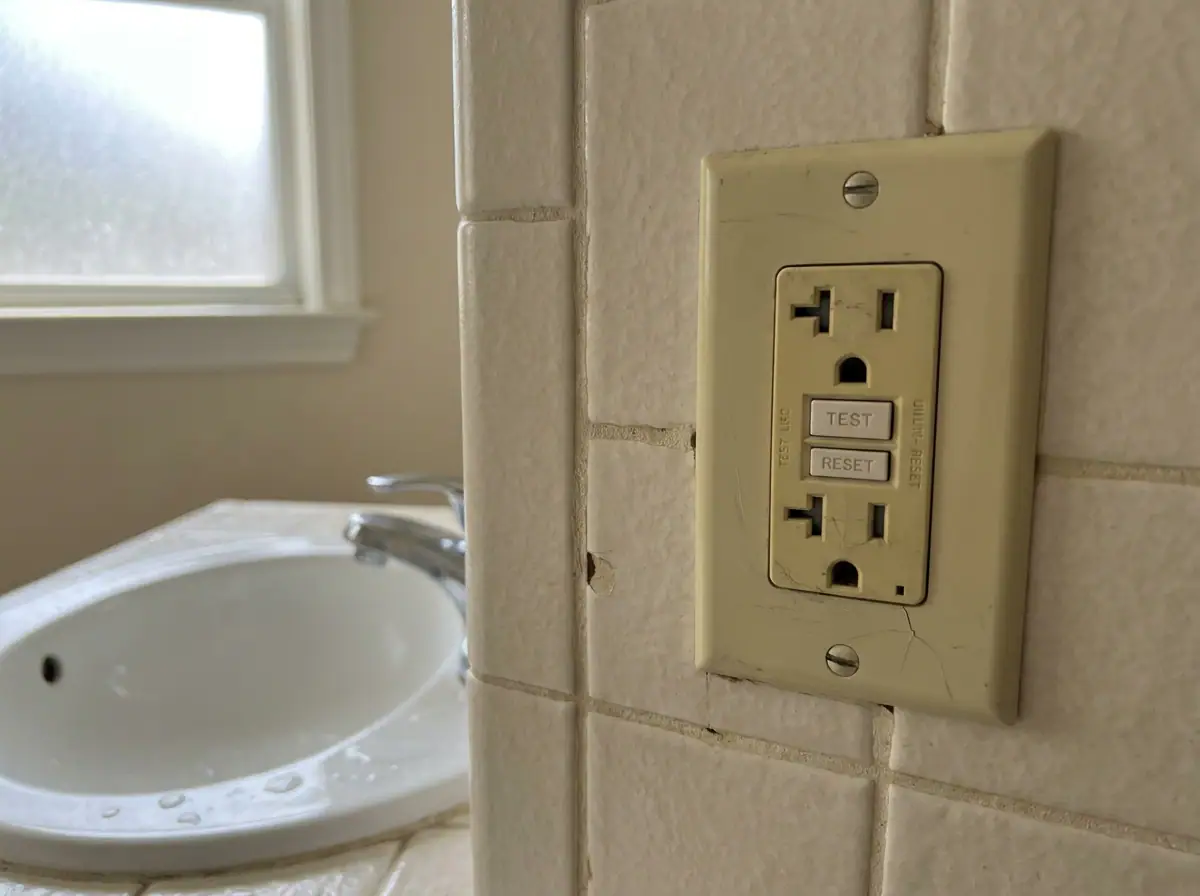 GFCI outlet and AFCI breaker for home electrical safety