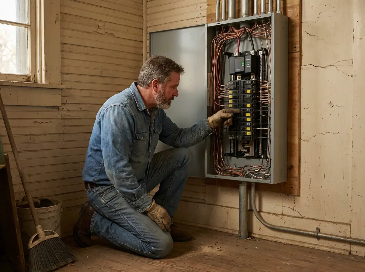 Smart home switch and devices wired into a Granbury home